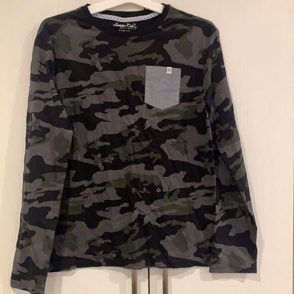 Wrap camo print long sleeve packet T-shirt - Picture 1 of 8